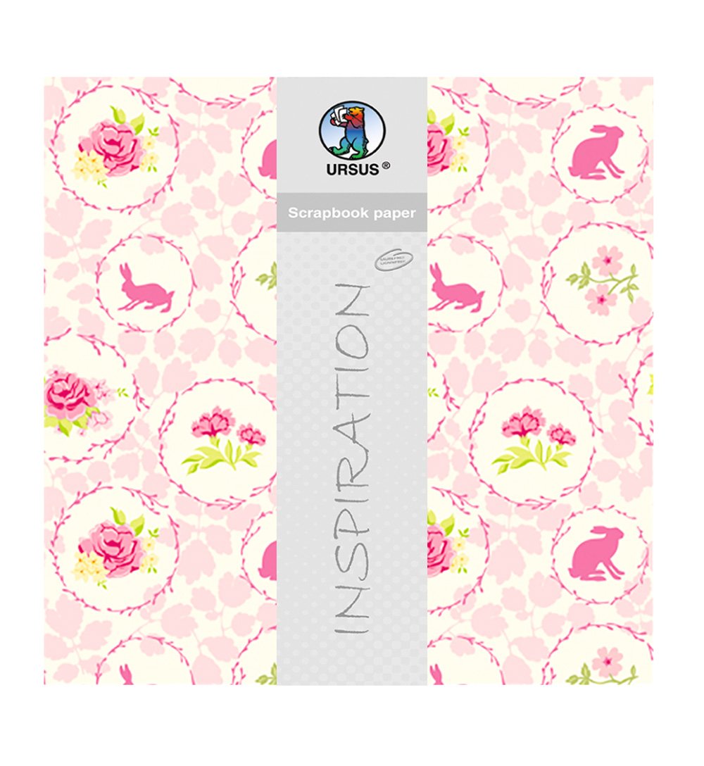 ursus-lotta-2-scrapbook-papier-30-5-x-30-5-cm-motiv-132-5-blatt-designkarton image 1