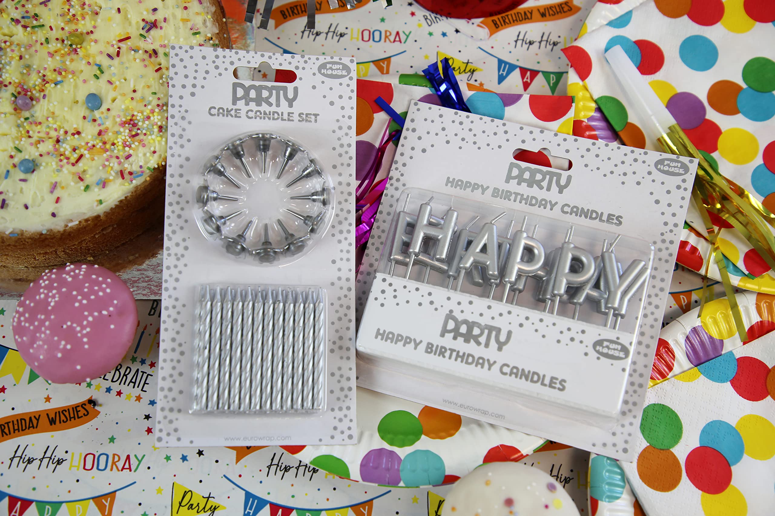 clairefontaine-24327-sc-buchstabenkerzen-happy-birthday-silber-metalleffekt-set image 7