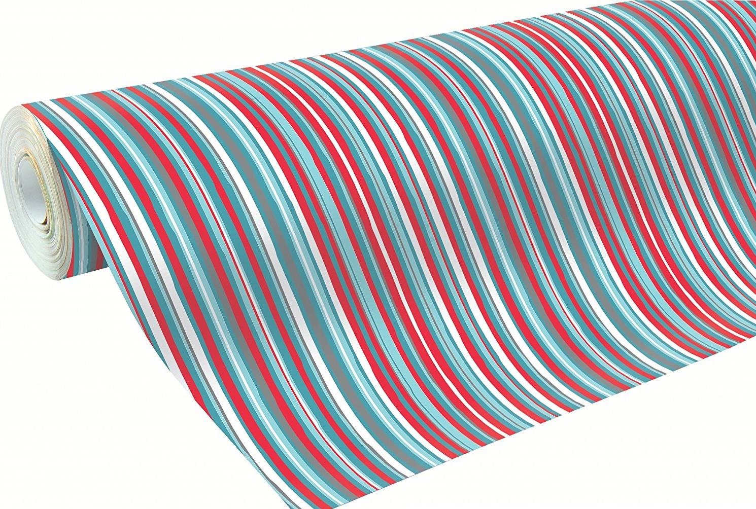 clairefontaine-alliance-geschenkpapier-rolle-50-m-x-70-cm-blau-rot-gestreift image 1