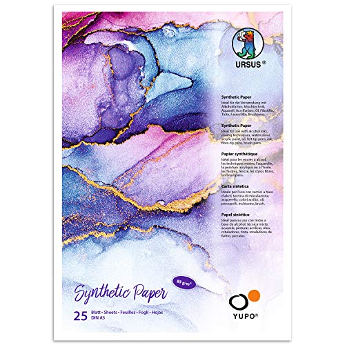 ursus-16266400-yupo-synthetic-paper-a6-25-blatt-85g-synthetikpapier-wei image 8