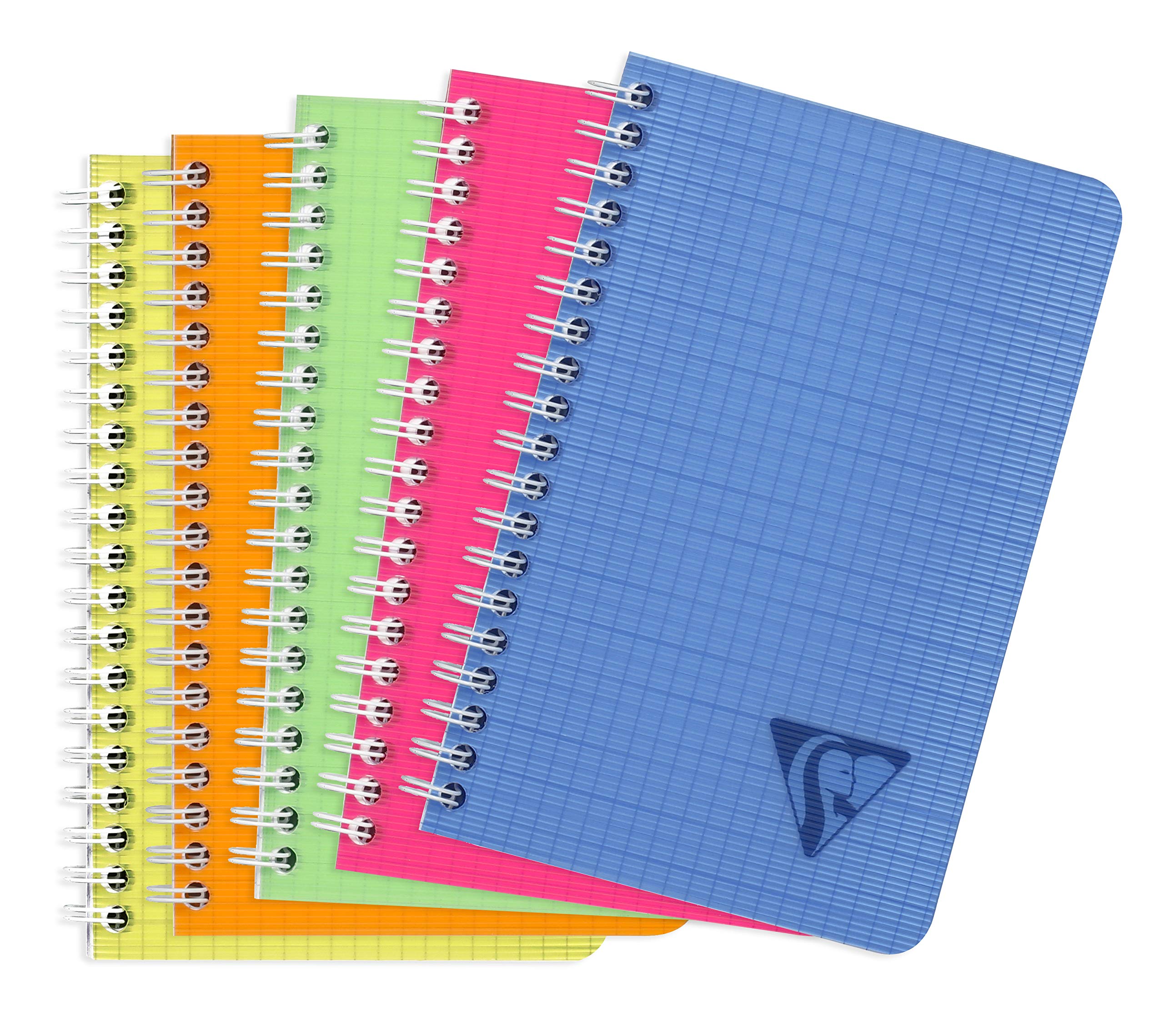 clairefontaine-linicolor-fresh-doppelspiralbuch-9-5x14-cm-50-blatt-kariert image 4