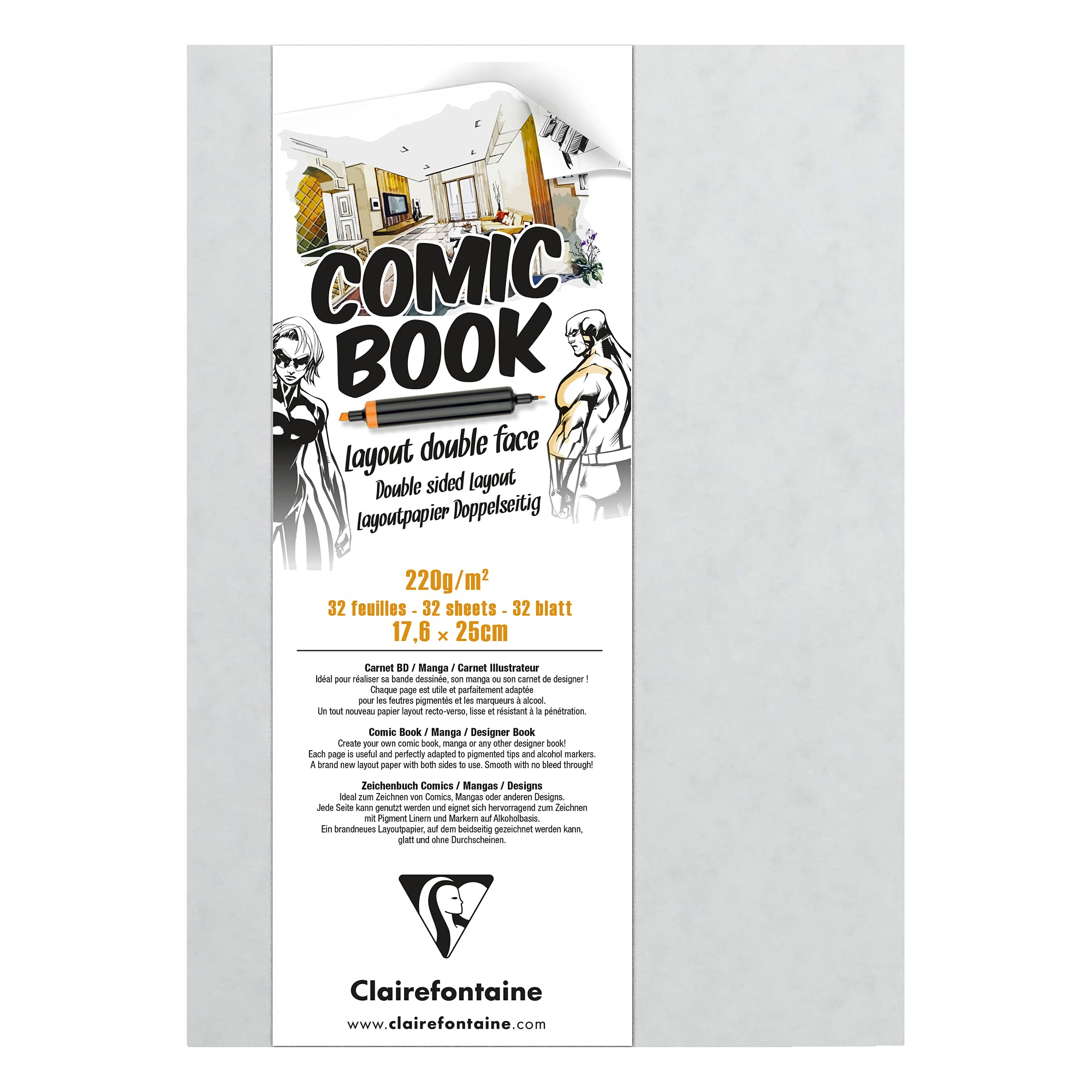 clairefontaine-goldline-zeichenbuch-layoutpapier-975196c-13-x-18-cm-220g-f-r-com image 6