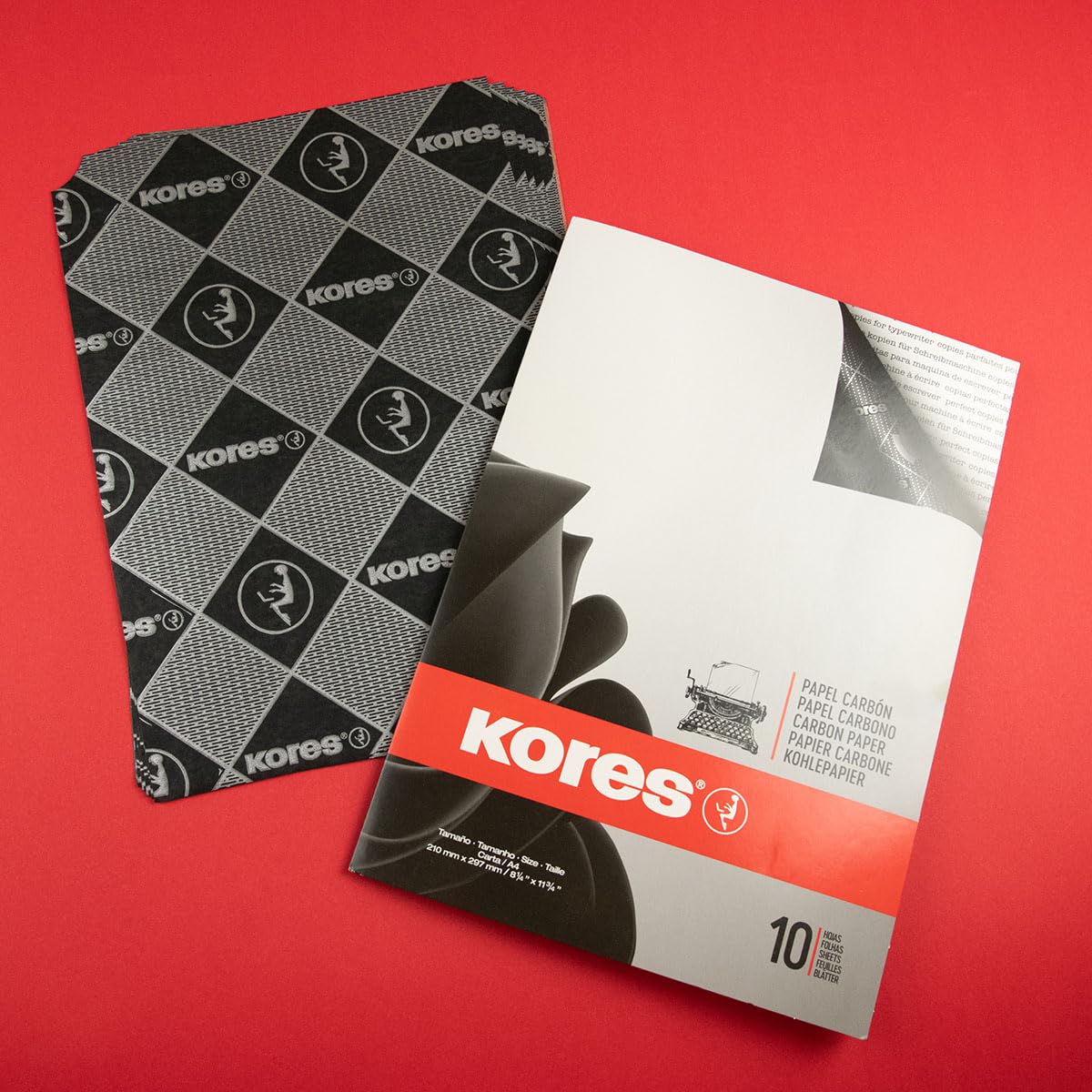 kores-kohlepapier-schwarz-f-r-schreibmaschine-din-a4-10-blatt-wiederverwendbar image 8