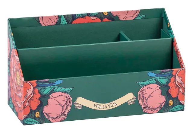clairefontaine-frida-kahlo-briefablage-116227c-25-x-10-x-14-cm-blumen-design image 1
