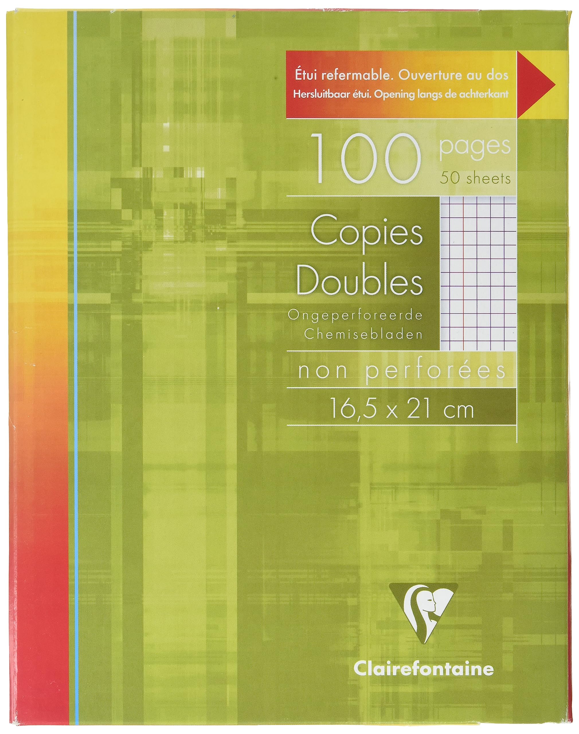 clairefontaine-582c-klausurb-gen-16-5-x-21-cm-50-blatt-90-g-kariert-5x5-mm-mit-r image 4