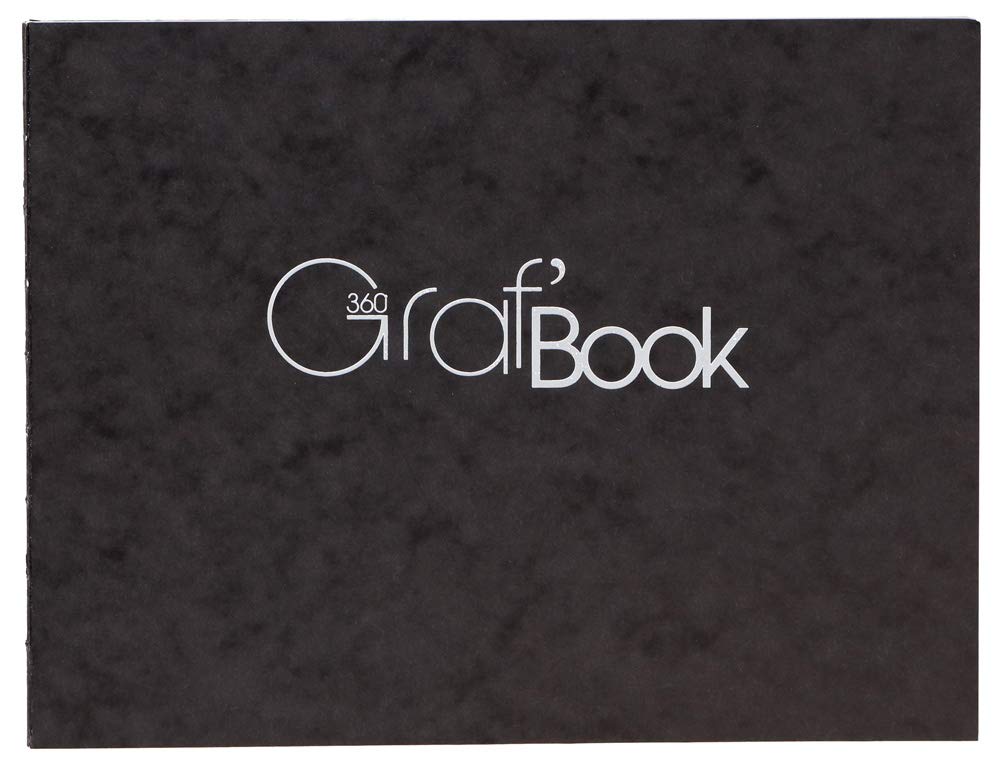 clairefontaine-graf-book-360-975804c-zeichenheft-quer-15-2x21cm-100g-schwarz image 8