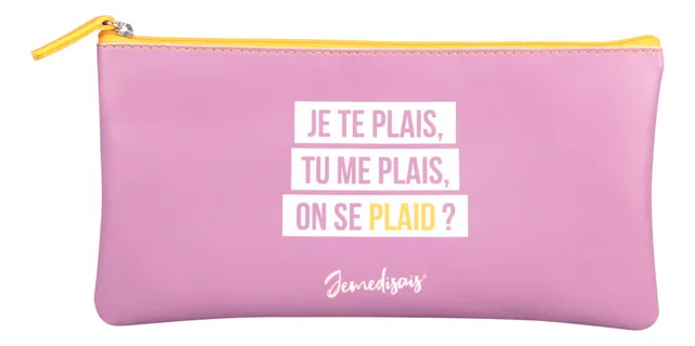 clairefontaine-je-me-disais-116025c-schlamperm-ppchen-flach-22x14-cm-kunstleder image 1