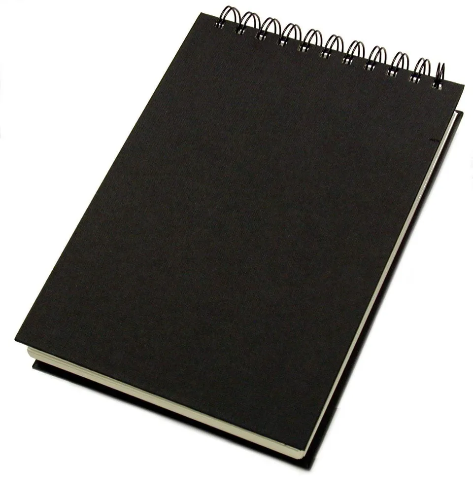 hahnem-hle-skizzenbuch-deko-schwarz-din-a5-140-g-m-62-blatt image 1