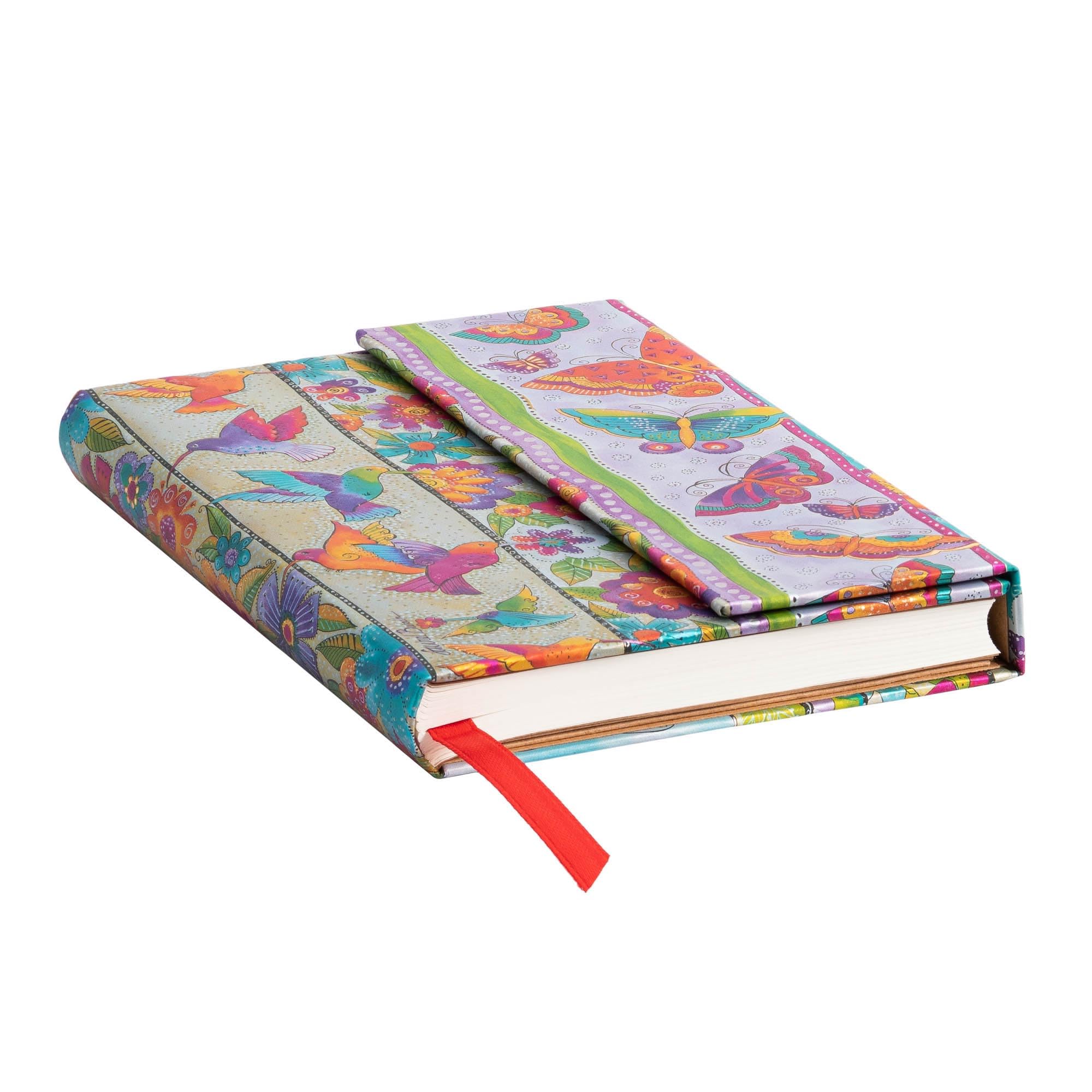 paperblanks-hummingbirds-flutterbyes-mini-journal-liniert-hardcover-playful-crea image 3