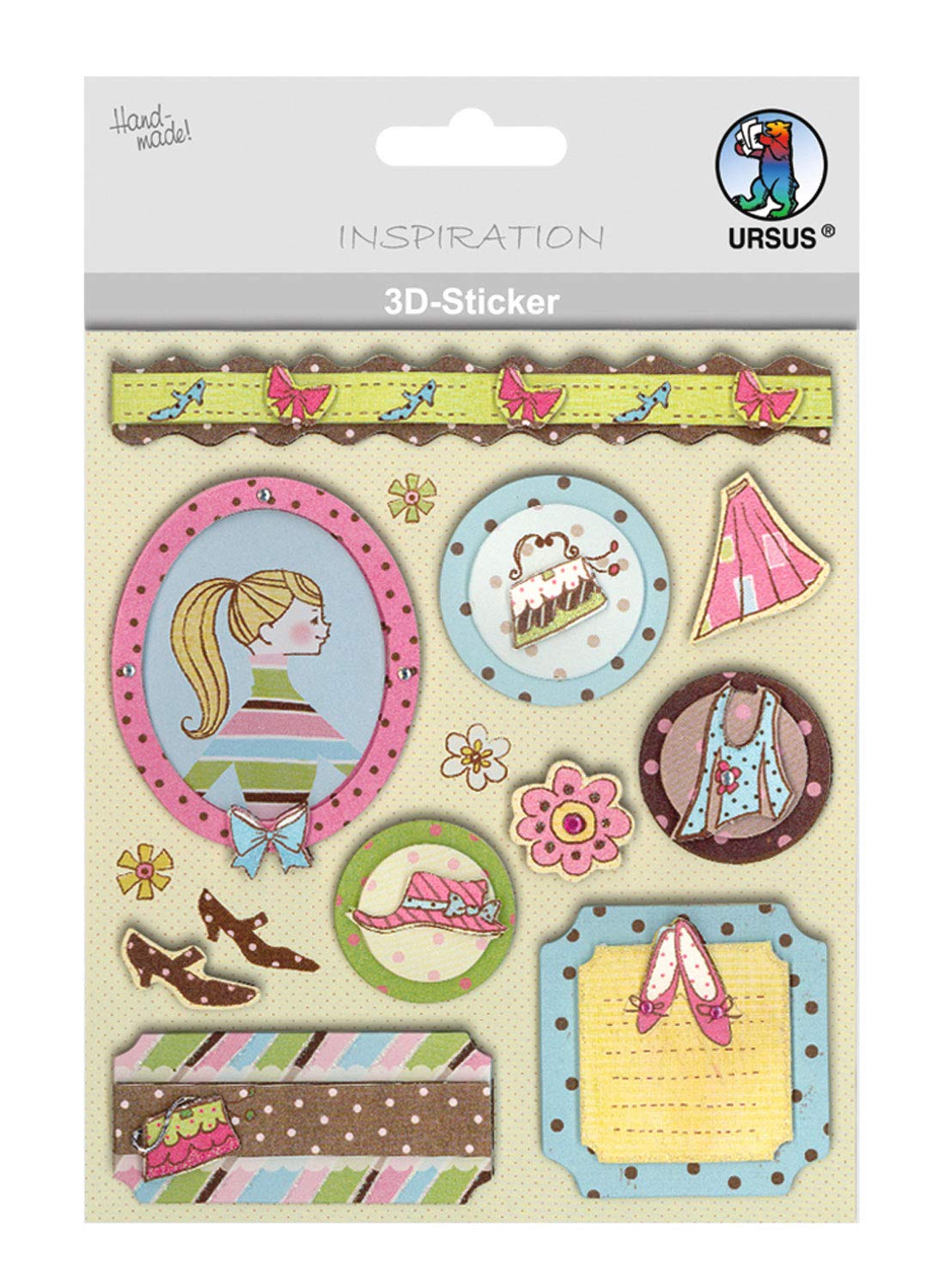 ursus-564200112-3d-sticker-everyday-selbstklebend-f-r-scrapbooking image 1
