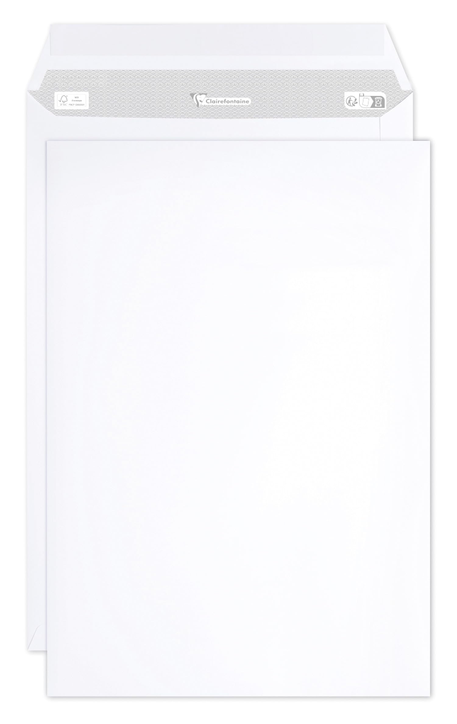clairefontaine-8050c-versandtaschen-c4-229x324-mm-selbstklebend-90-g-250-st-ck-w image 1