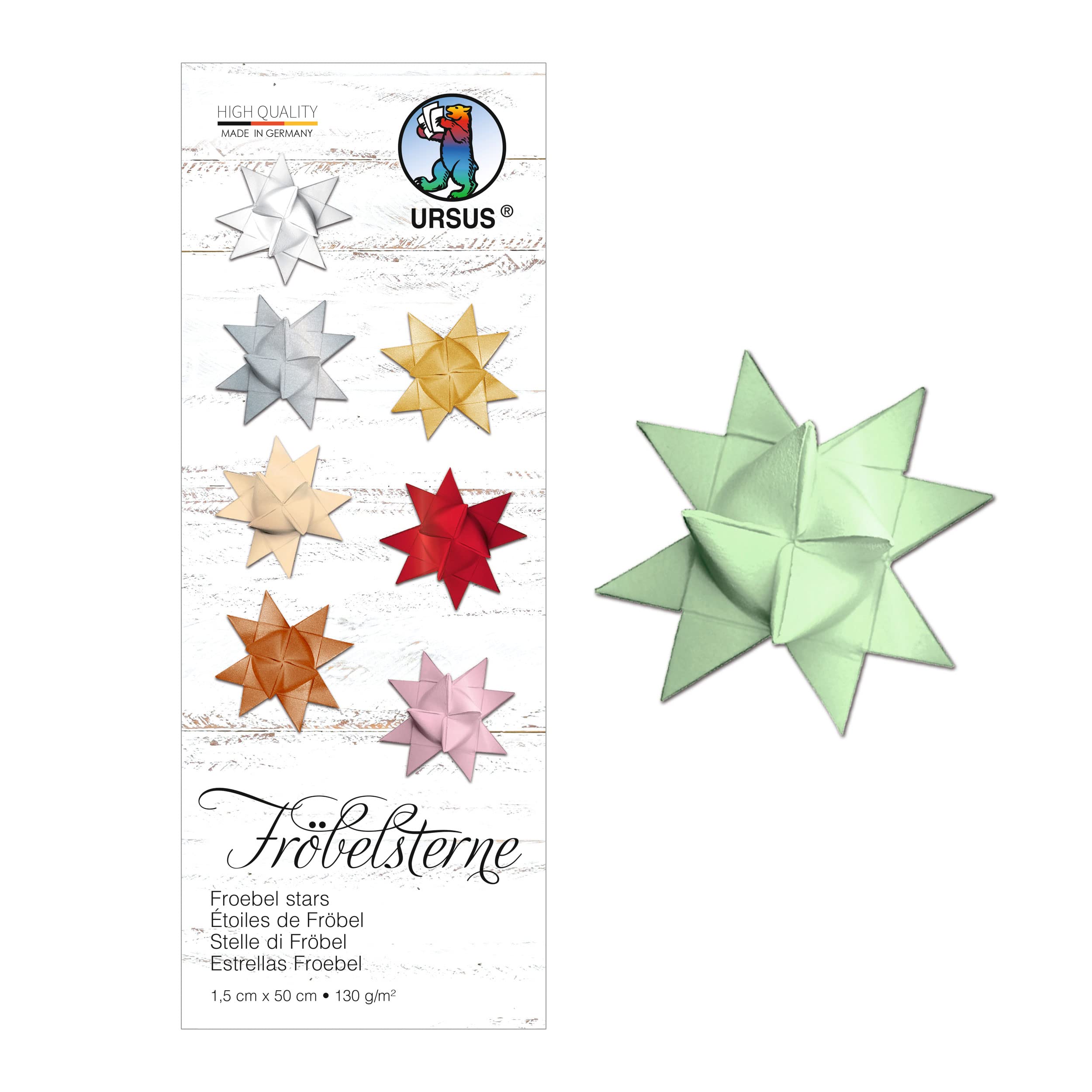 ursus-3210030-papierstreifen-f-r-fr-belsterne-mint-1-5-x-50-cm-130-g-qm-80-strei image 1