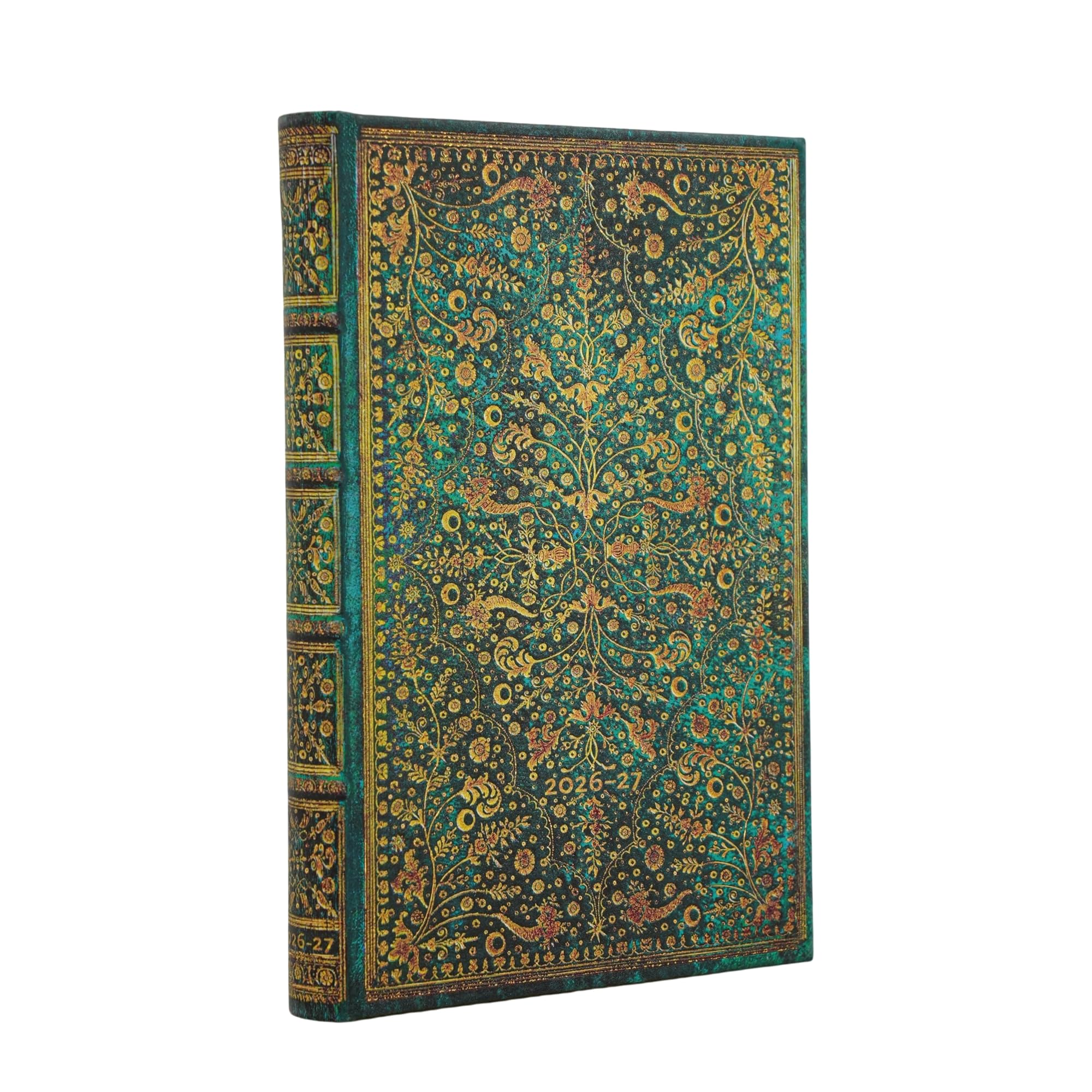 paperblanks-smaragdblume-nature-s-grace-18-monatskalender-2027-mini-horizontal-1 image 1