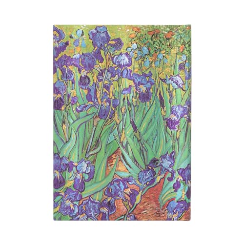 paperblanks-van-gogh-s-irises-midi-notizbuch-blanko-hardcover-mit-gummiband image 5