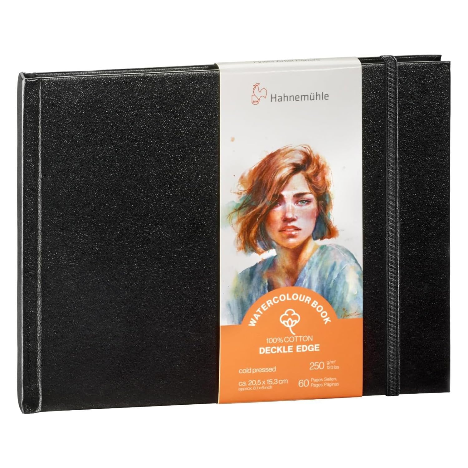 hahnem-hle-watercolour-book-deckle-edge-10-3-x-15-3-cm-250-g-m-100-baumwolle image 4