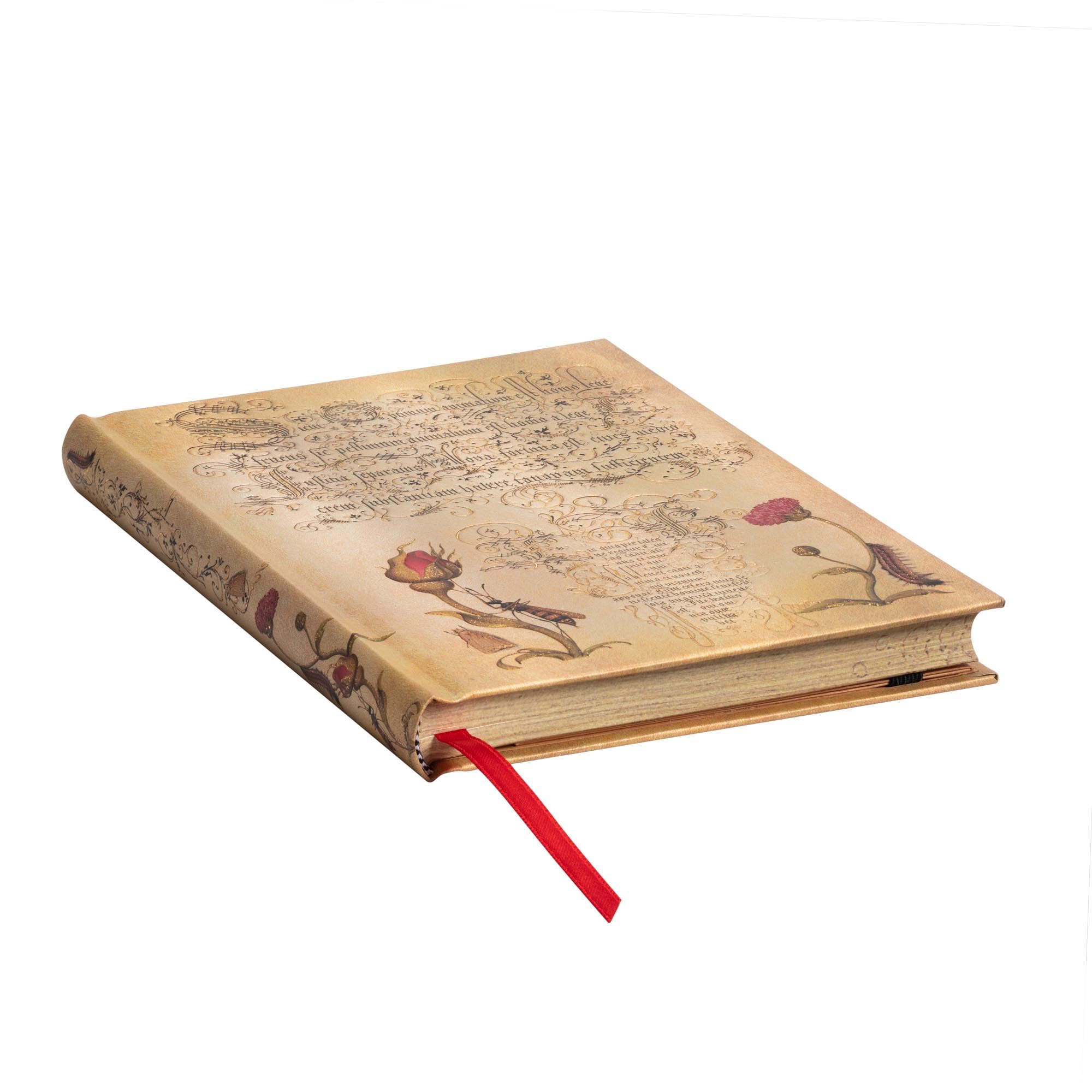 paperblanks-flemish-rose-mira-botanica-midi-notizbuch-unliniert-hardcover-mit-gu image 3