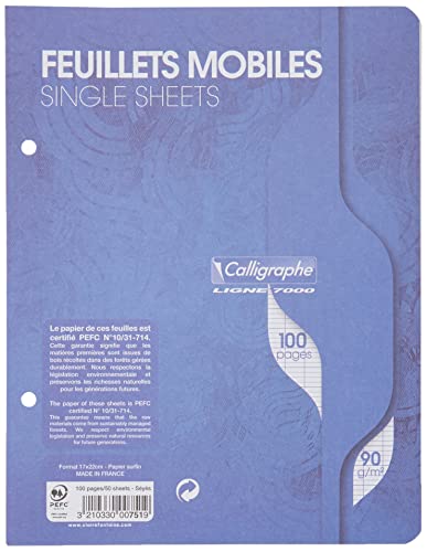 clairefontaine-calligraphe-751c-ringbucheinlagen-17-x-22-cm-sey-s-90g-wei-50-bla image 4