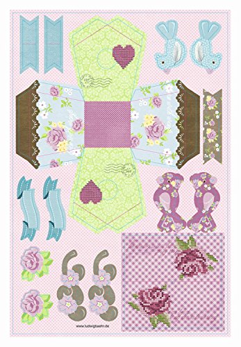 ursus-22460099-paper-birdhouses-shabby-chic-bastelset-f-r-10-vogelh-uschen image 5