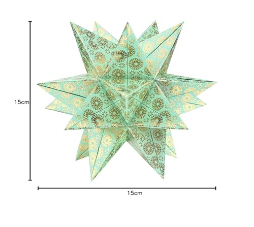 ursus-35555500f-faltbl-tter-aurelio-stern-pollux-gr-n-gold-33-blatt-15-x-15-cm image 8