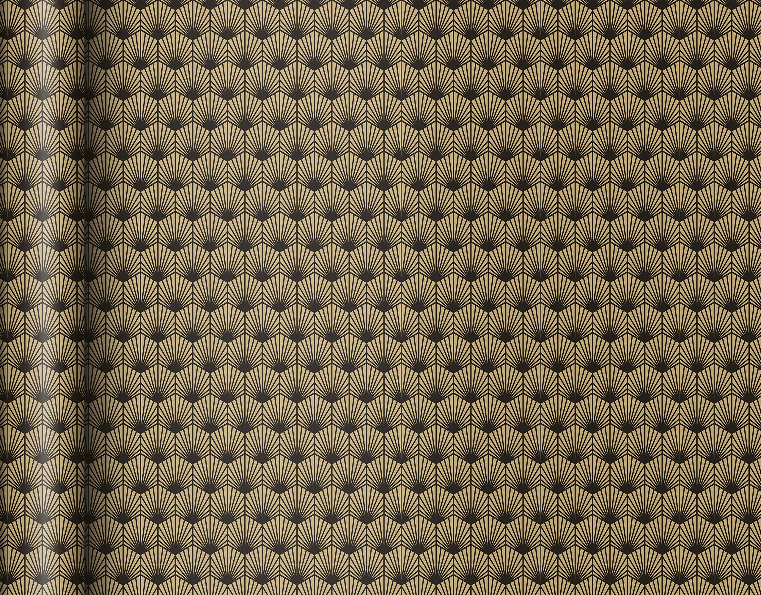 clairefontaine-223849c-tiny-rolls-geschenkpapier-art-deco-schwarz-70-g-5-x-0-35- image 1
