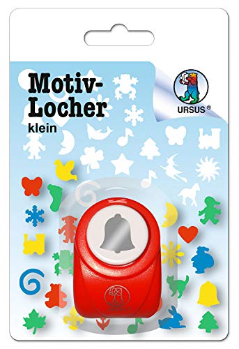ursus-motivlocher-klein-glocke-papierstanzer-rot-16-mm-mit-druckknopf image 4