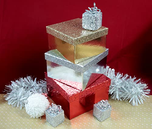 clairefontaine-x-31049-bxc-geschenkboxen-quadratisch-4-teilig-silber-glitter image 6