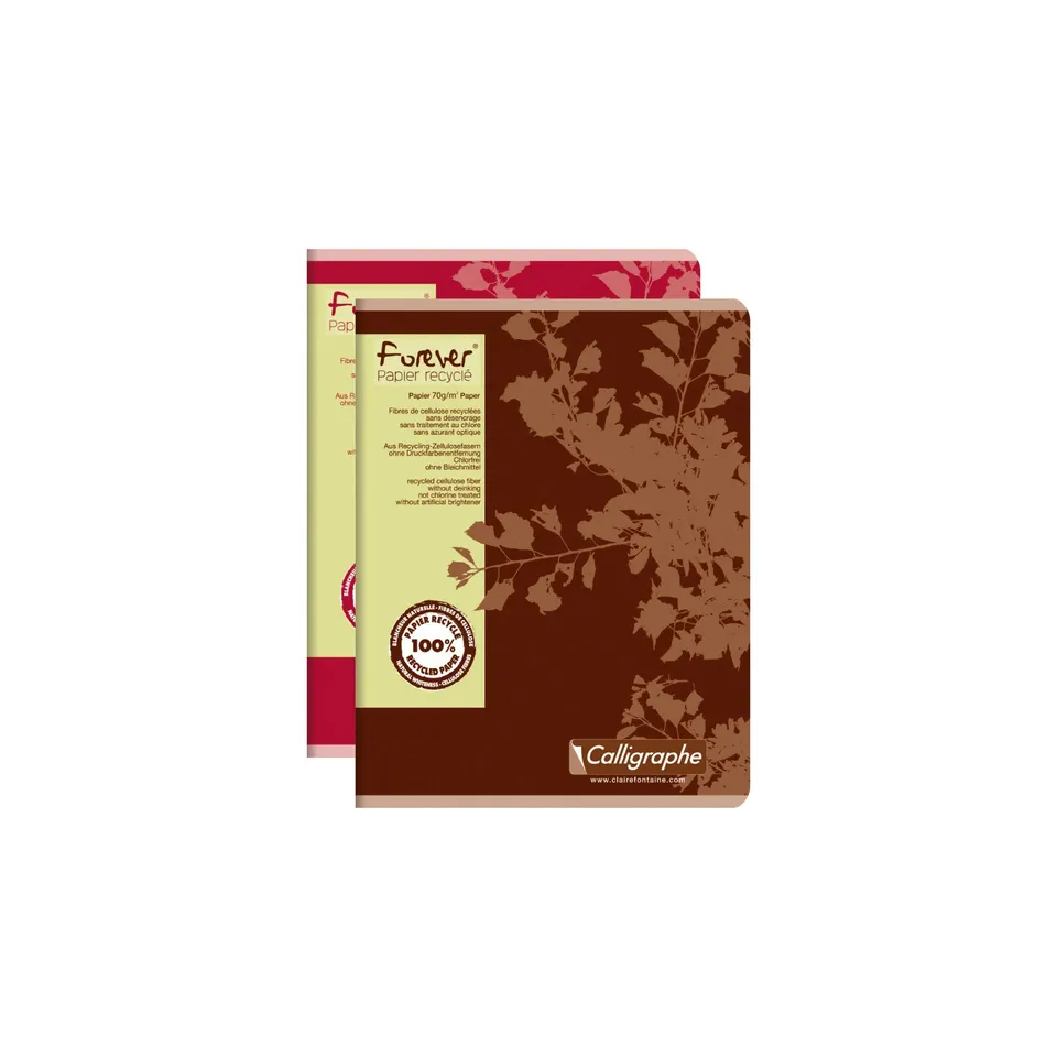 clairefontaine-calligraphe-forever-heft-17x22-cm-kariert-48-blatt-recycling image 1