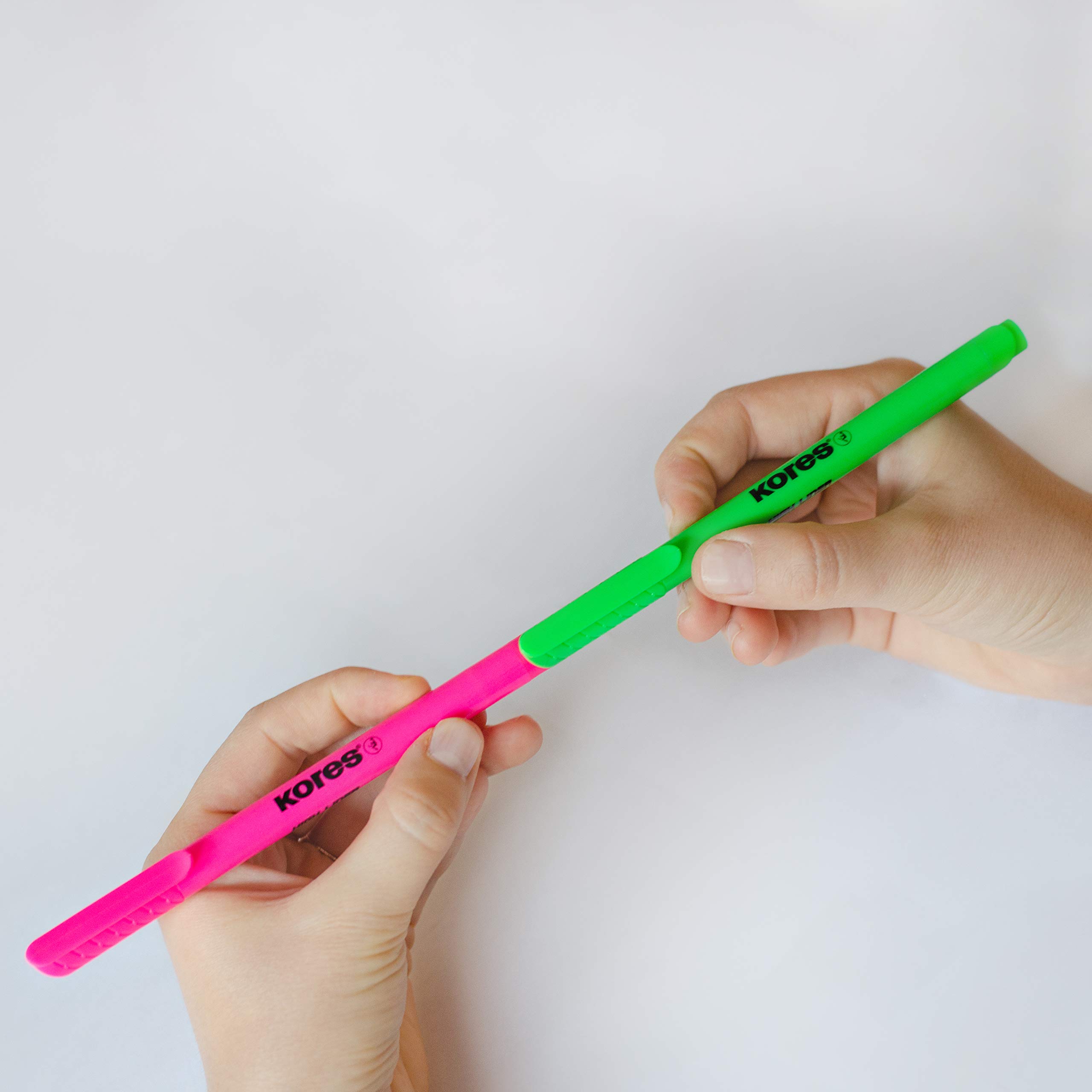 kores-high-liner-textmarker-4er-pack-neon-keilspitze image 4