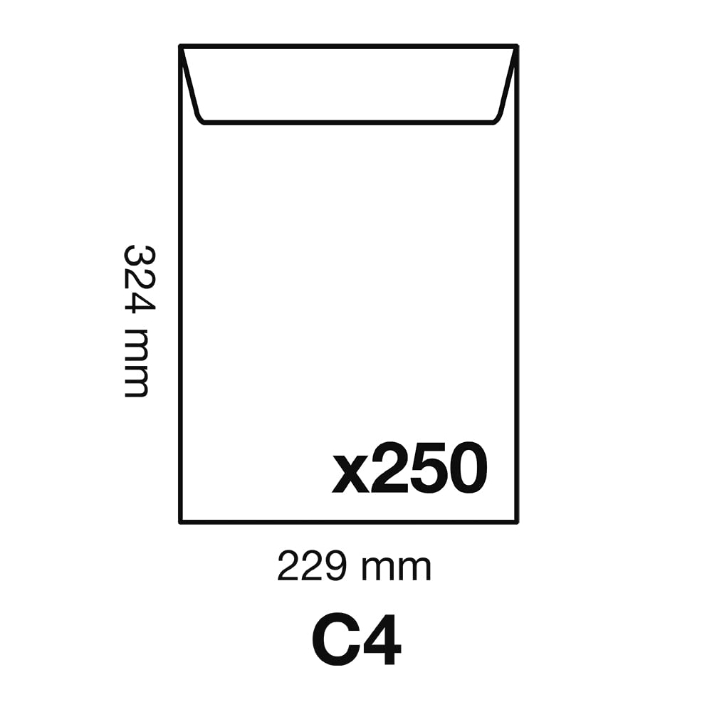 clairefontaine-8050c-versandtaschen-c4-229x324-mm-selbstklebend-90-g-250-st-ck-w image 3