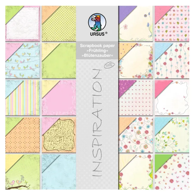 ursus-70870099-scrapbook-paper-block-fr-hling-bl-tenzauber-30-5-x-30-5-cm-190-g- image 1