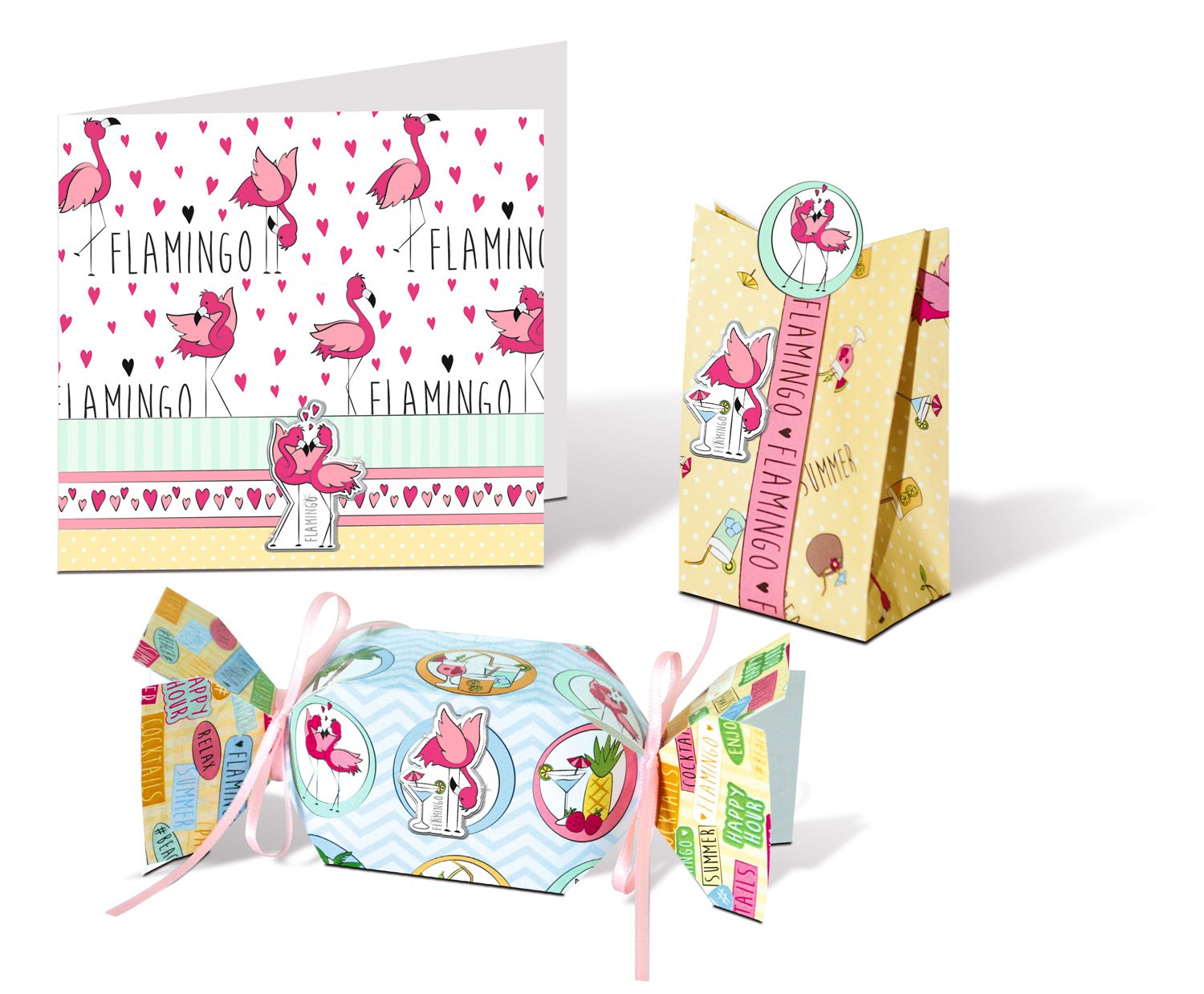 ursus-kreativ-accessoires-flamingo-sticker-selbstklebend-8-st-ck-in-2-motiven image 2
