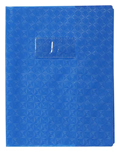 clairefontaine-calligraphe-heftumschlag-17x22-cm-pvc-blau-mit-etikettenhalter image 4