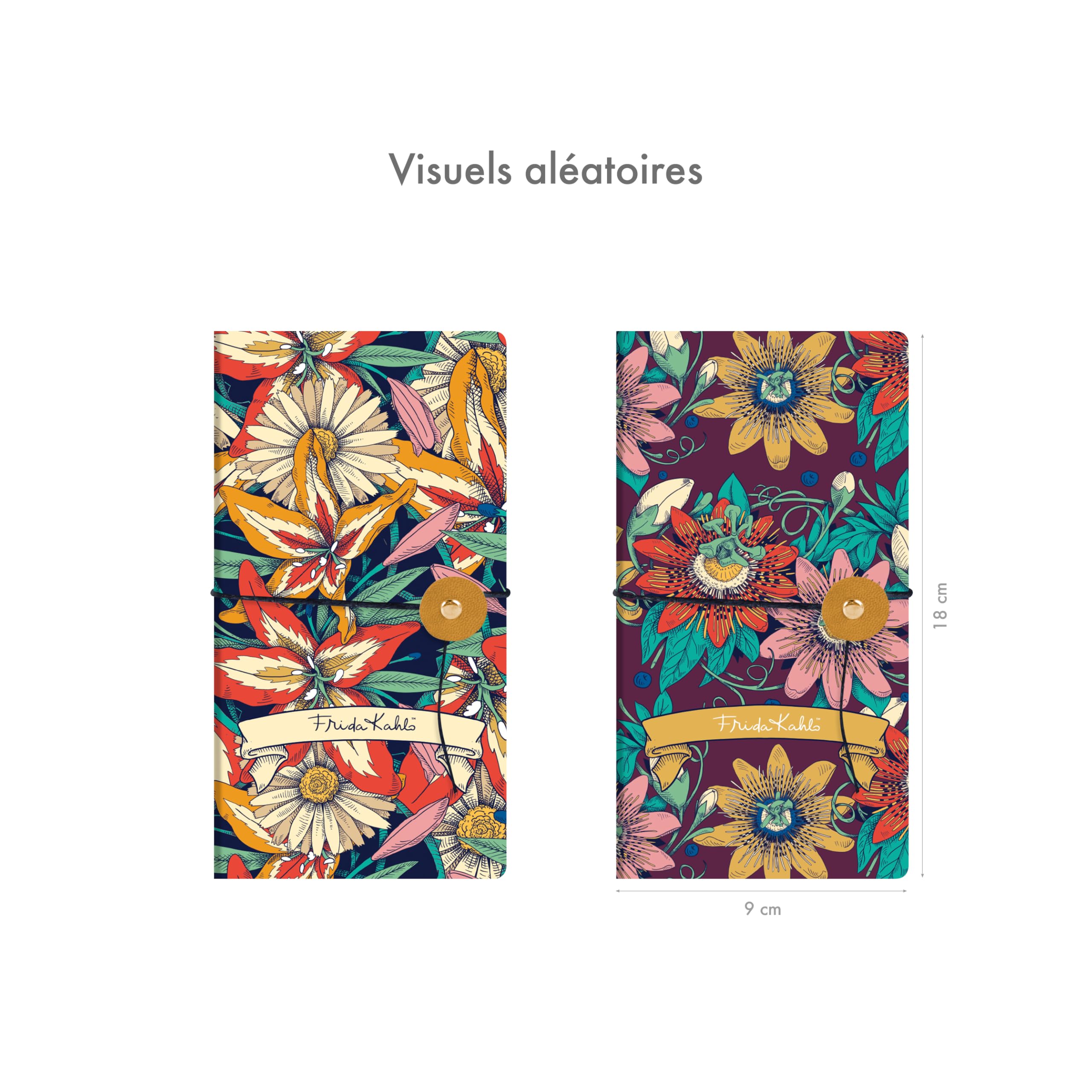clairefontaine-frida-kahlo-kladde-slim-9-x-18-cm-40-blatt-blanko image 2
