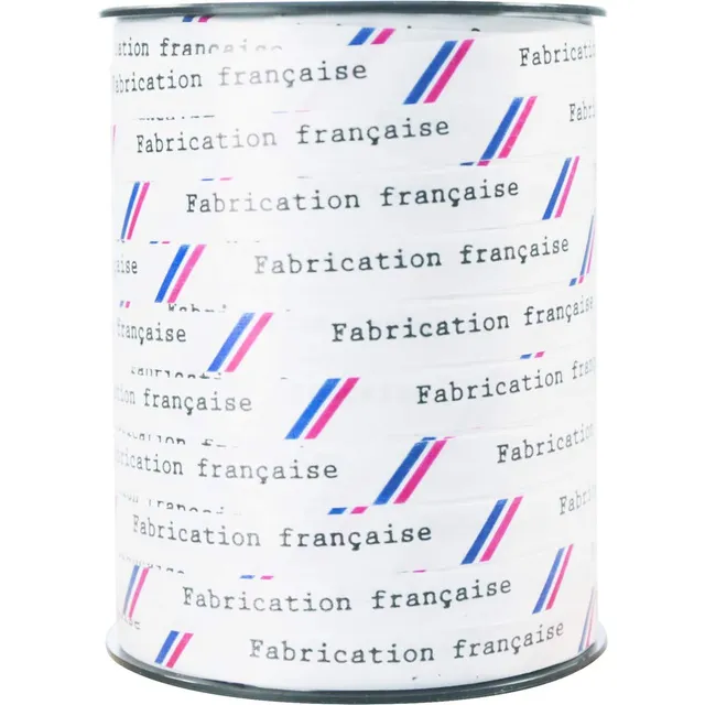 clairefontaine-bolduc-geschenkband-tricolore-250-m-x-10-mm-blau-wei-rot image 1
