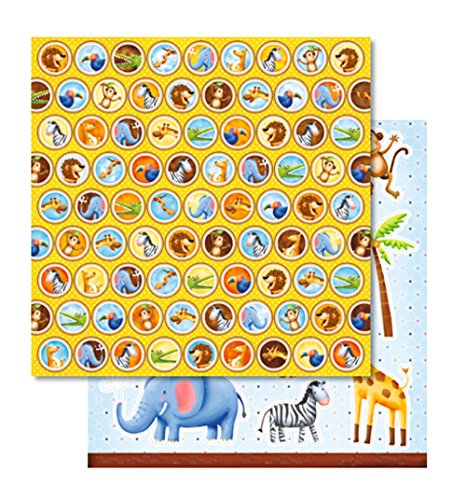 ursus-premium-glitter-scrapbook-paper-703000187-zoo-designkarton-30-5-x-30-5-cm- image 4