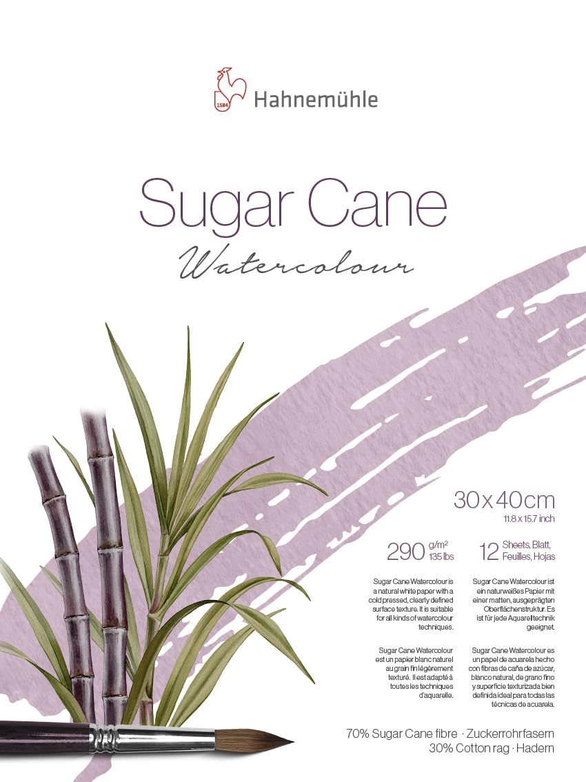 hahnem-hle-sugar-cane-watercolour-aquarellpapier-a4-290g-12-blatt-naturwei image 6