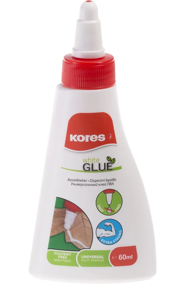 kores-k75816-white-glue-bastelkleber-60-ml-wei-er-pva-kleber image 1