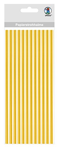 ursus-papierstrohhalme-sterne-56850011-gold-s-24-st-ck-19-5-cm image 7