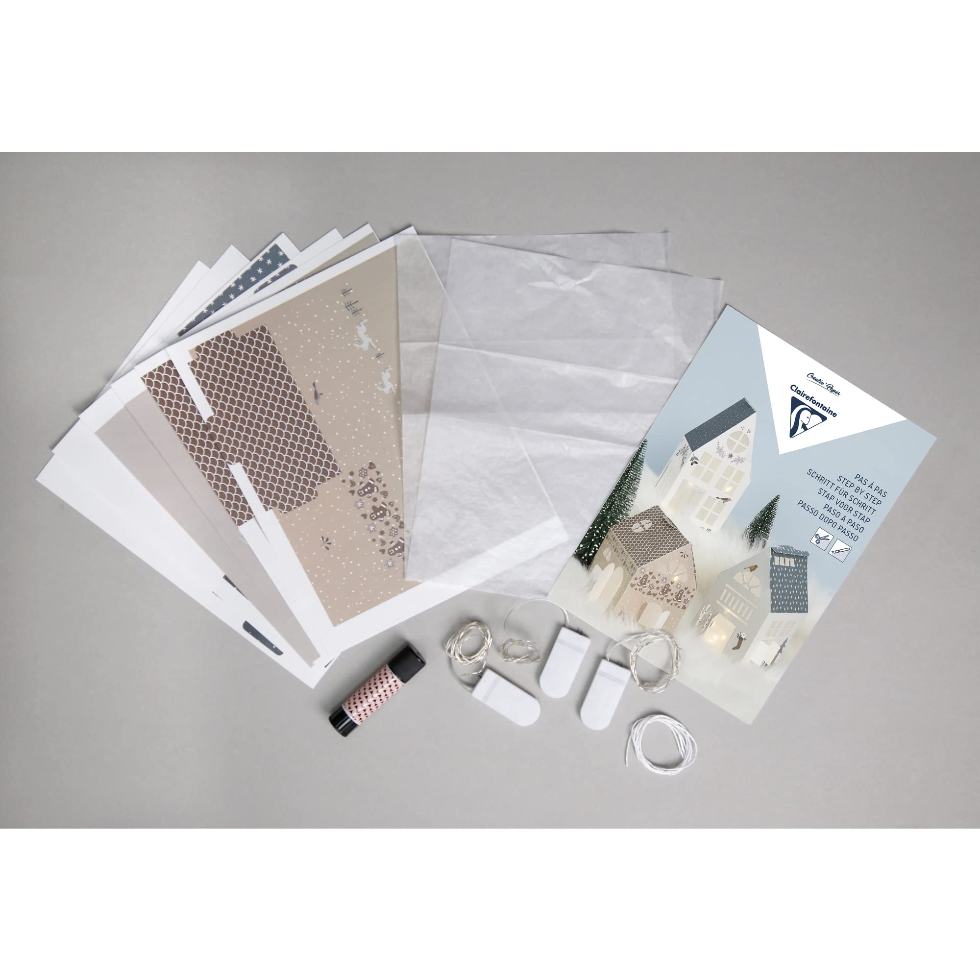 clairefontaine-97711c-kreativset-deko-h-user-und-lichtketten-20-5x30-cm image 3