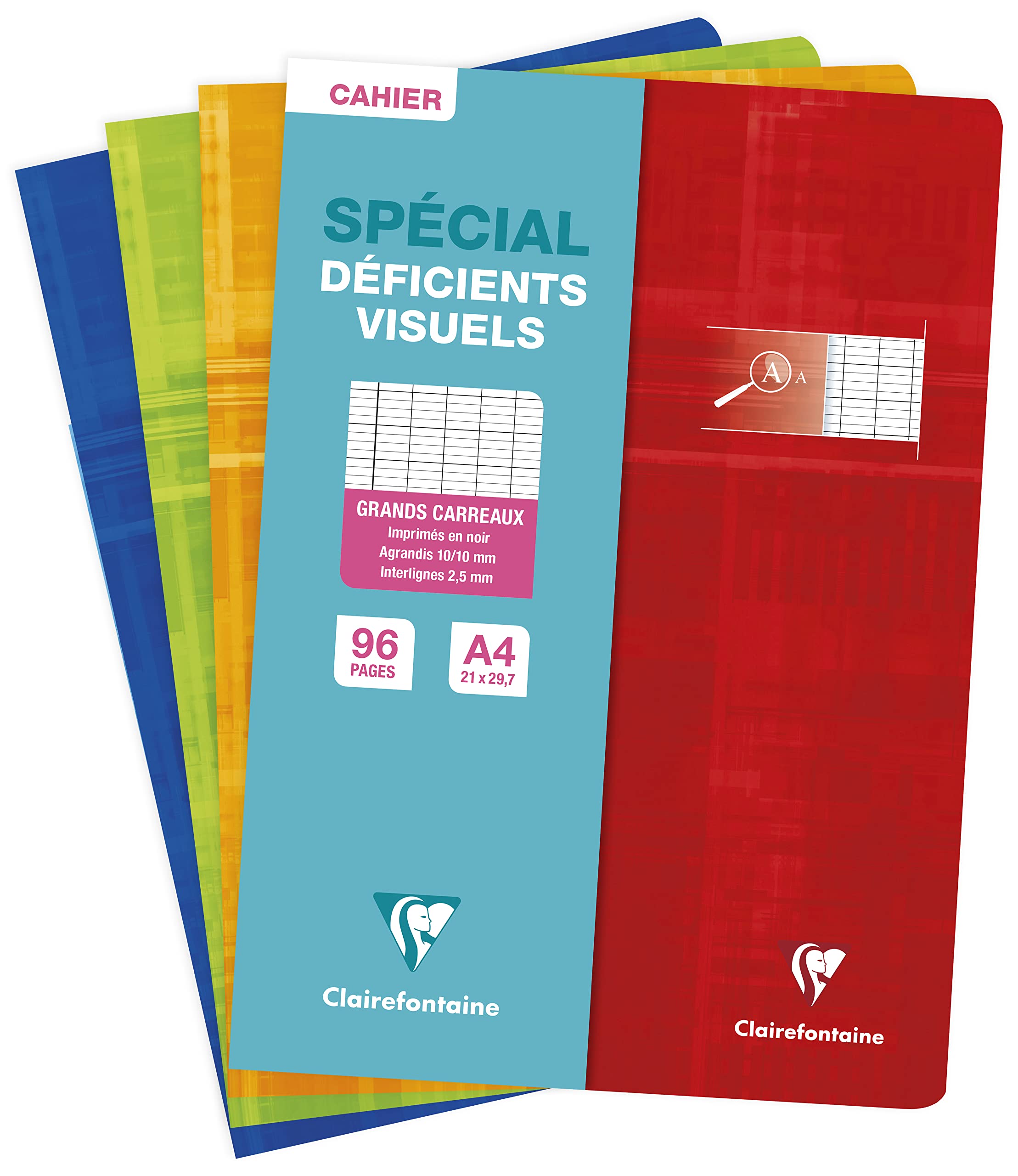 clairefontaine-63396c-heft-a4-48-blatt-seyes-2-5mm-10-10-90g-sortiert image 7