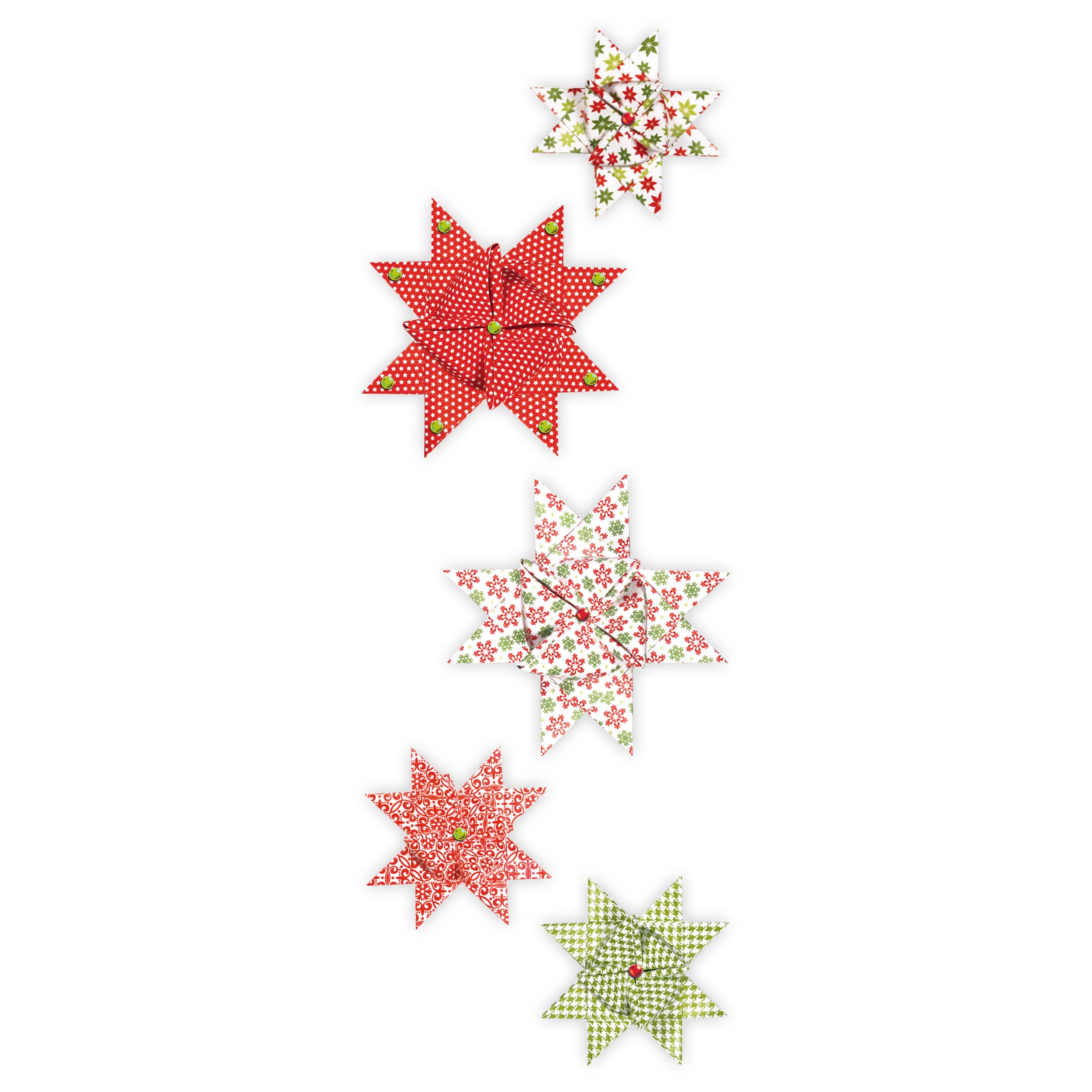 ursus-34700000f-papierstreifen-f-r-fr-belsterne-rot-gr-n-60-streifen-in-2-gr-en- image 2