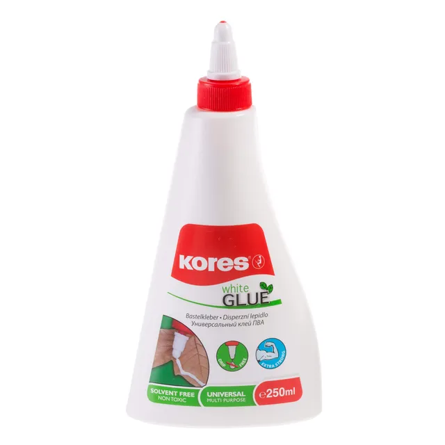 kores-wei-er-fl-ssiger-bastelkleber-250-ml-pva-bastelkleber-mit-starkem-halt image 1