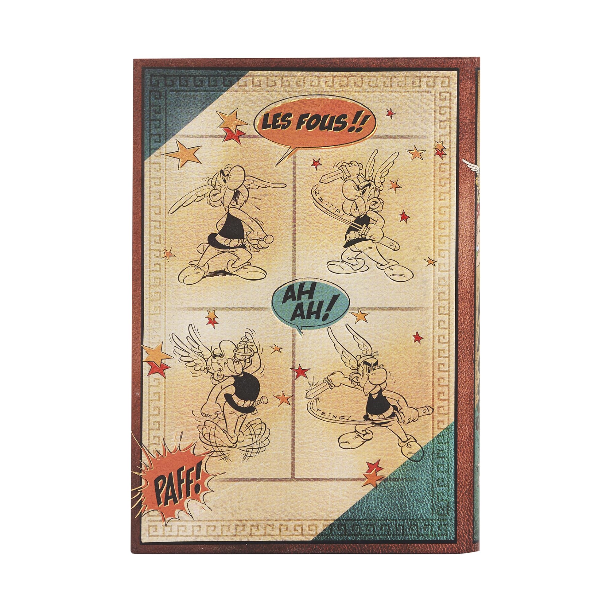 paperblanks-asterix-the-gaul-midi-notizbuch-blanko-hardcover-mit-gummiband image 2