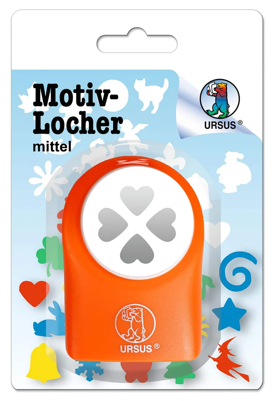 ursus-19520051-motivlocher-mittel-herzblatt-25-4-mm-f-r-160-220-g-qm image 1