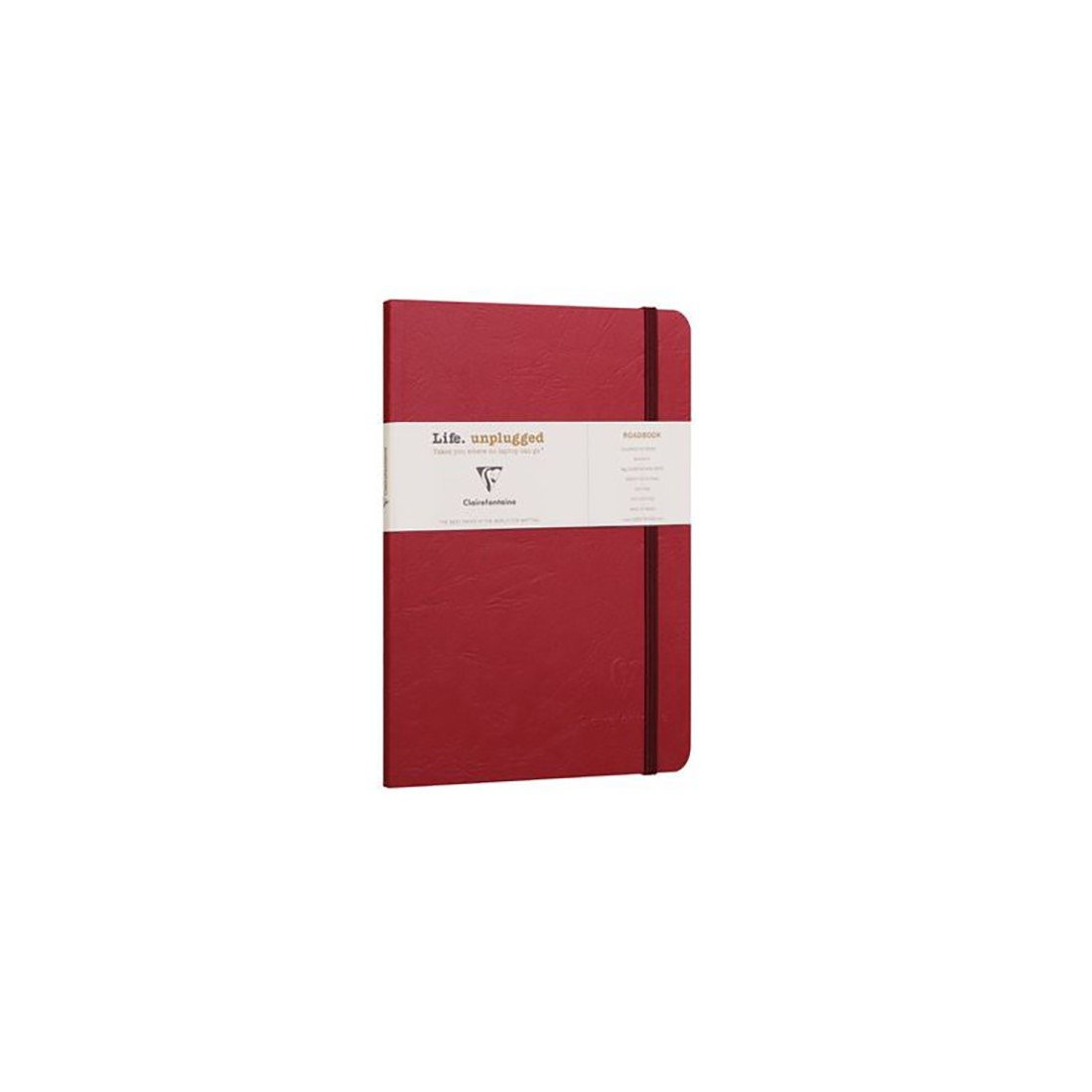 clairefontaine-793162c-notizheft-roadbook-a5-liniert-64-blatt-rot image 1