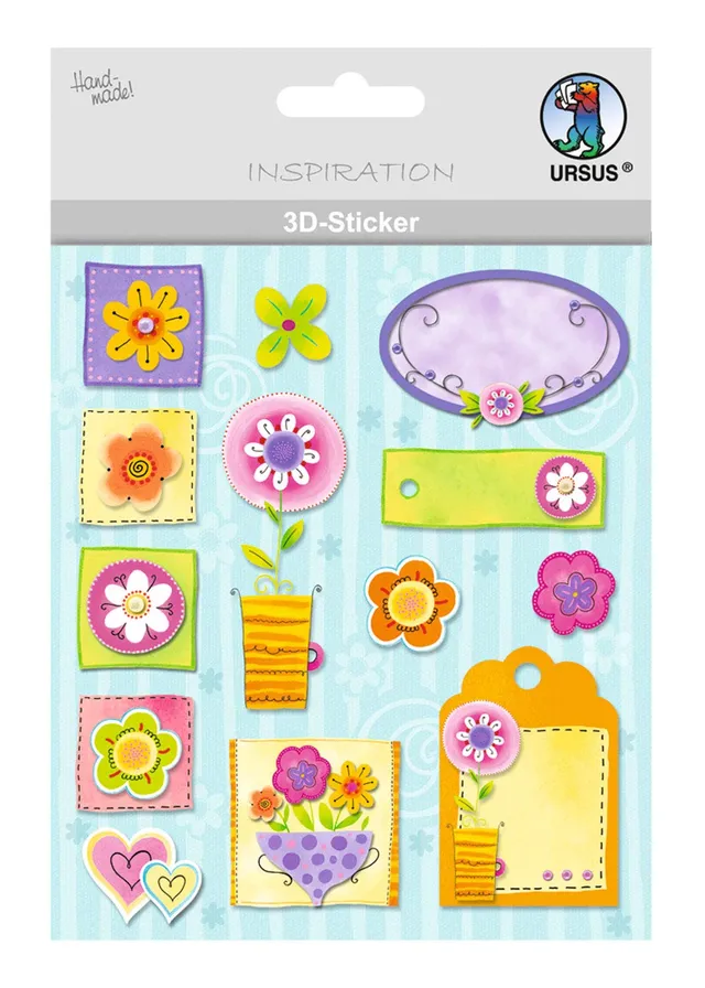 ursus-56420045-3d-sticker-everyday-motiv-45-selbstklebend image 1