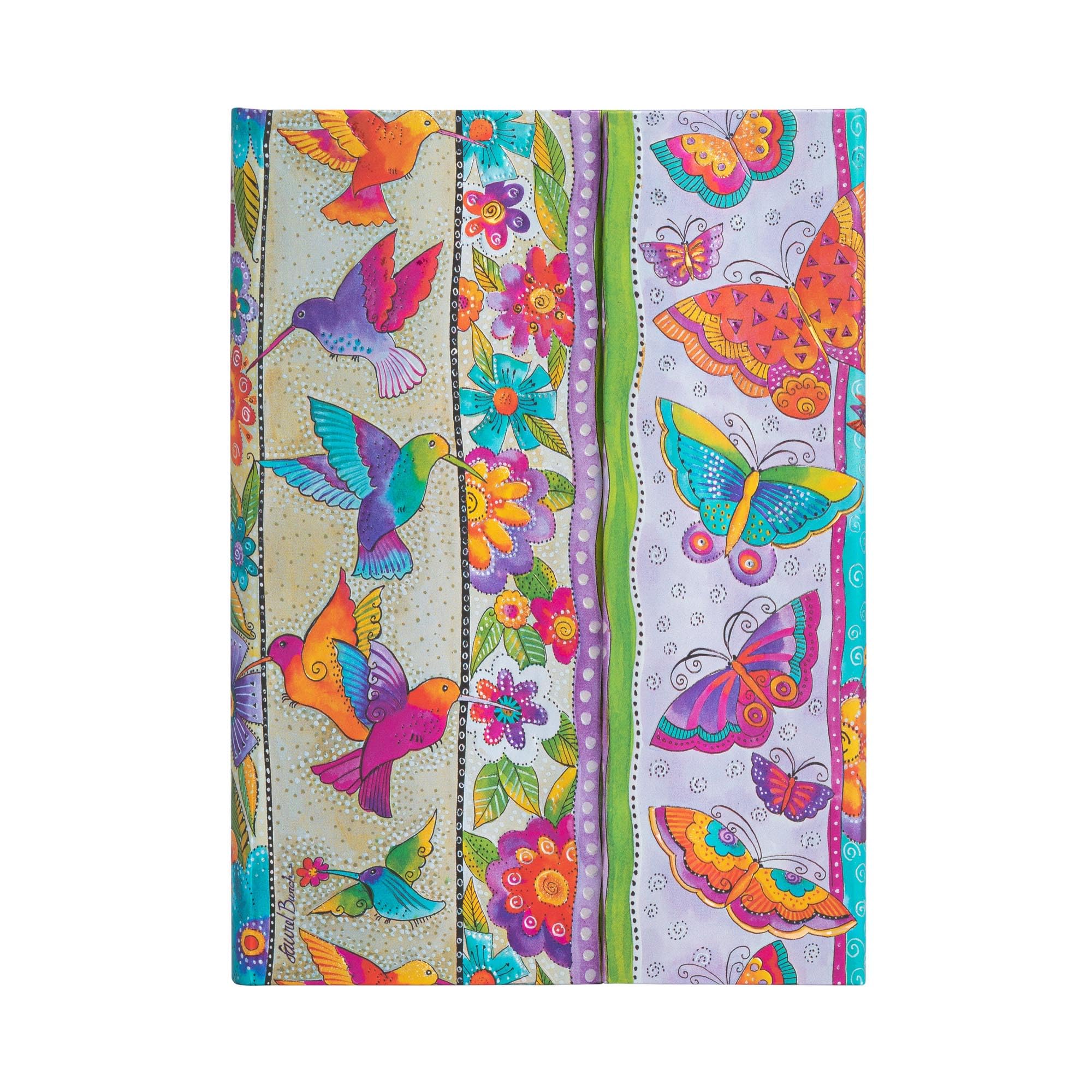 paperblanks-hummingbirds-flutterbyes-mini-journal-liniert-hardcover-playful-crea image 6