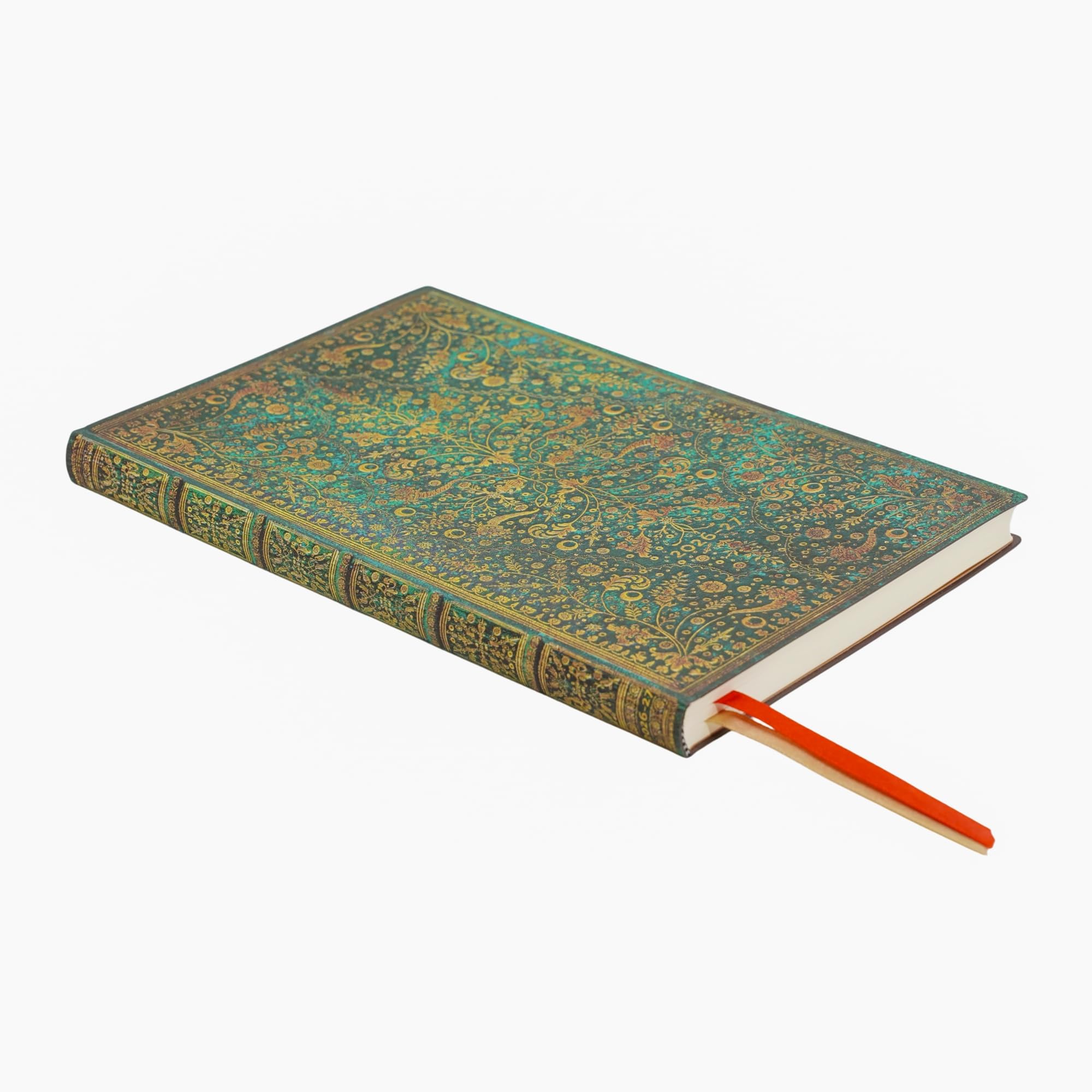 paperblanks-18-monatskalender-2027-smaragdblume-maxi-vertikal-1-woche-2-seiten image 3