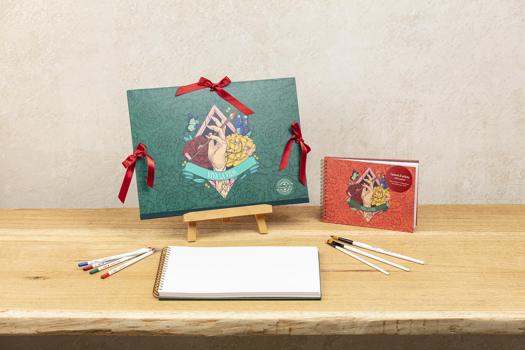 clairefontaine-frida-kahlo-zeichenmappe-28x38cm-mit-3-b-ndern-f-r-din-a4 image 6