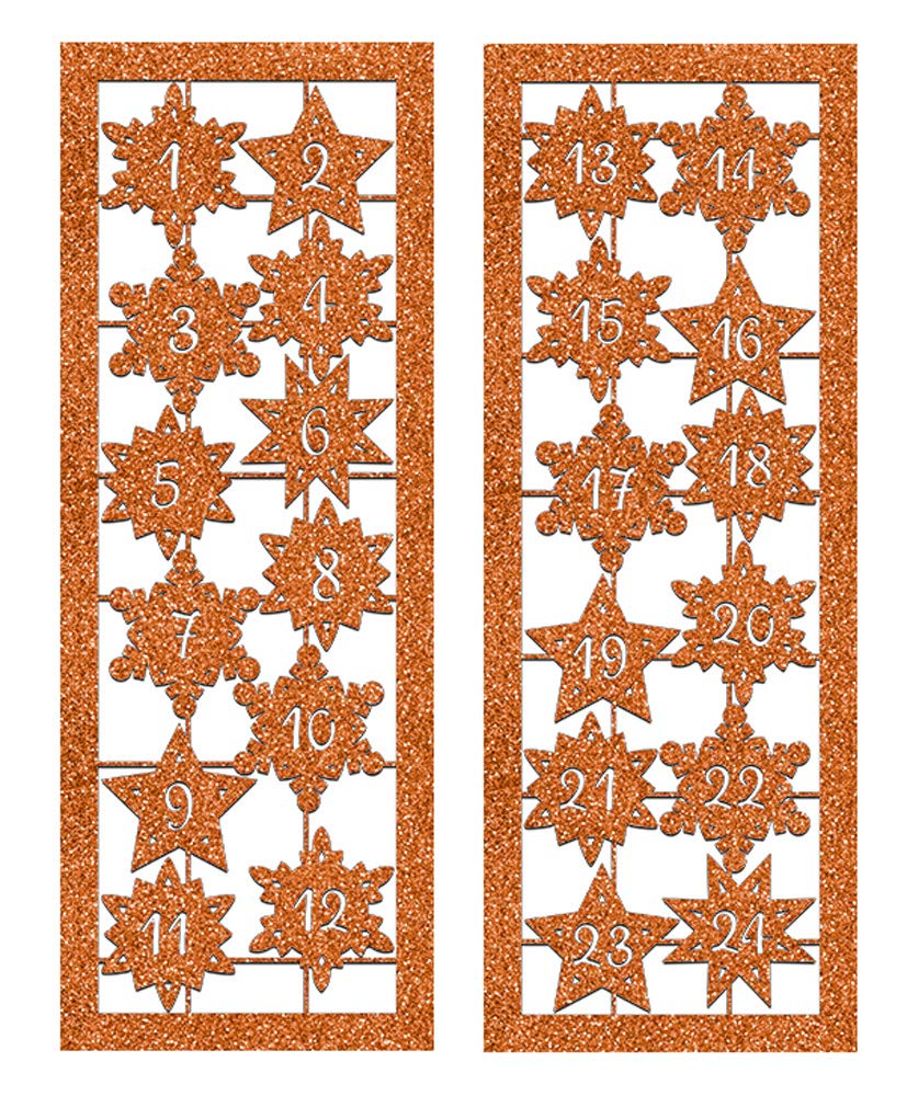 ursus-57550002-designzahlen-adventszahlen-kupfer-27-x-10-cm-330-g-qm-2-bogen image 2